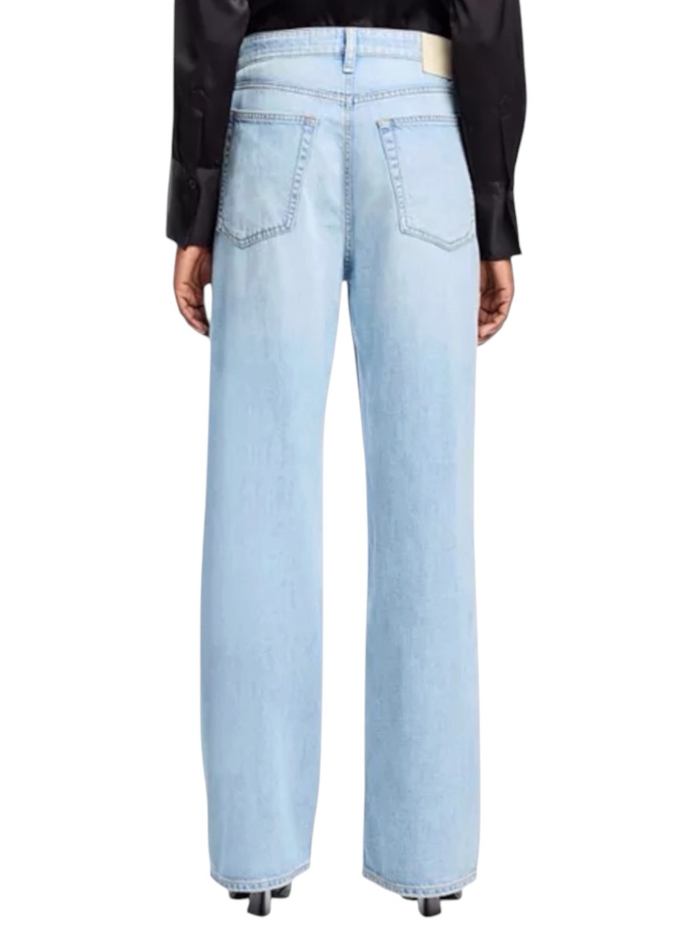 Rag&bone Featherweight Logan Mid Rise Wide Leg Jeans SZ 30 Color: Greenport